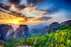 George Zagkoglou meteora sunset